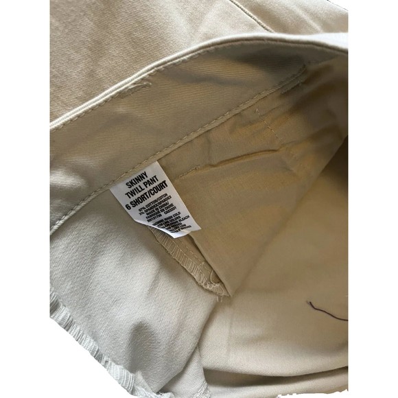 Aeropostale Flat Front Khaki Style Pants Size 6 Short Lightly Worn - Picture 3 of 5